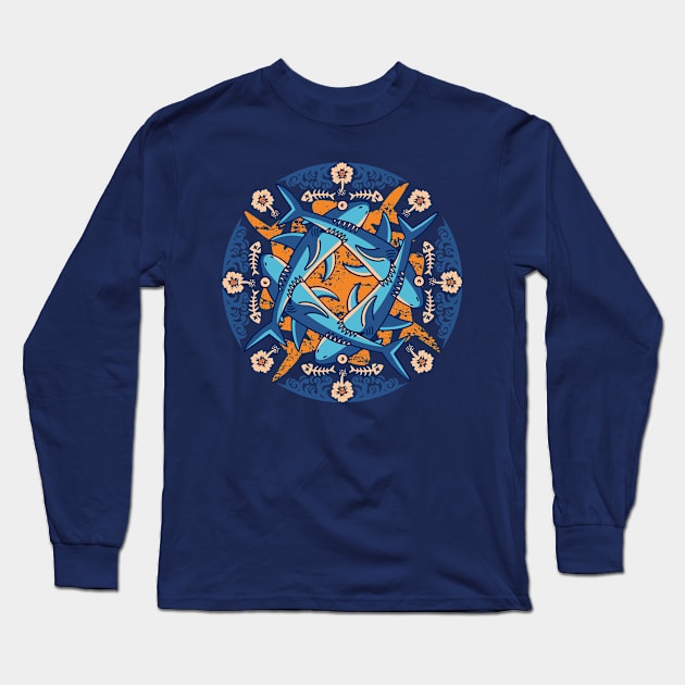 Shark Bites Long Sleeve T-Shirt by byTxemaSanz